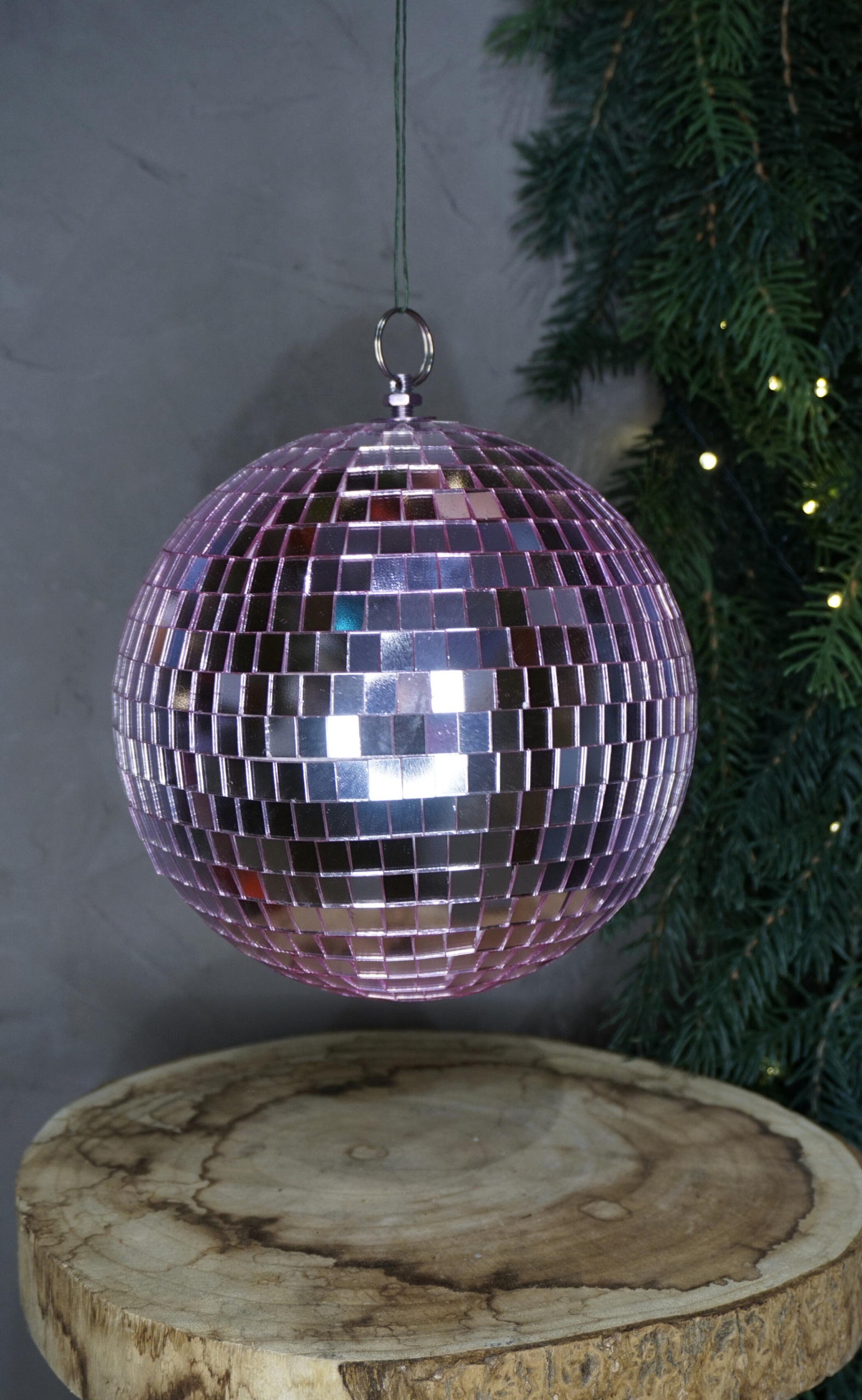 Decoración - Bola disco mediana rosa - Imagen 3