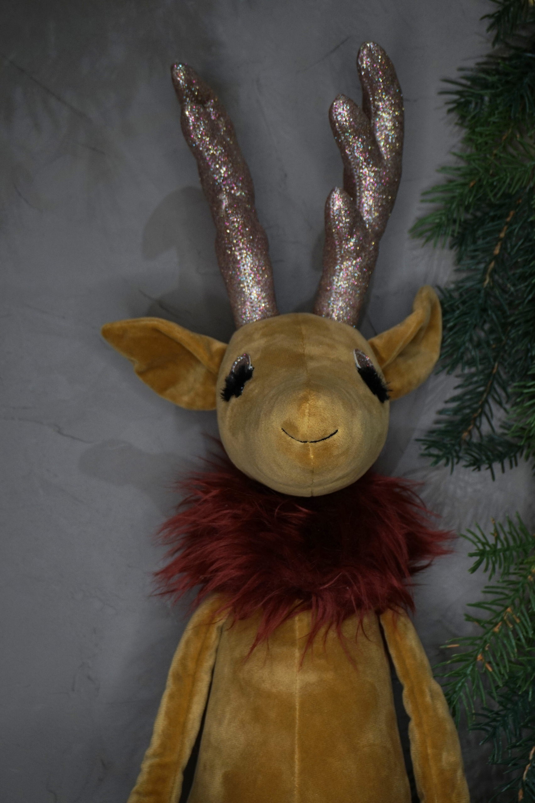 Pechuche - Reno cuernos brillantina grande - Imagen 2