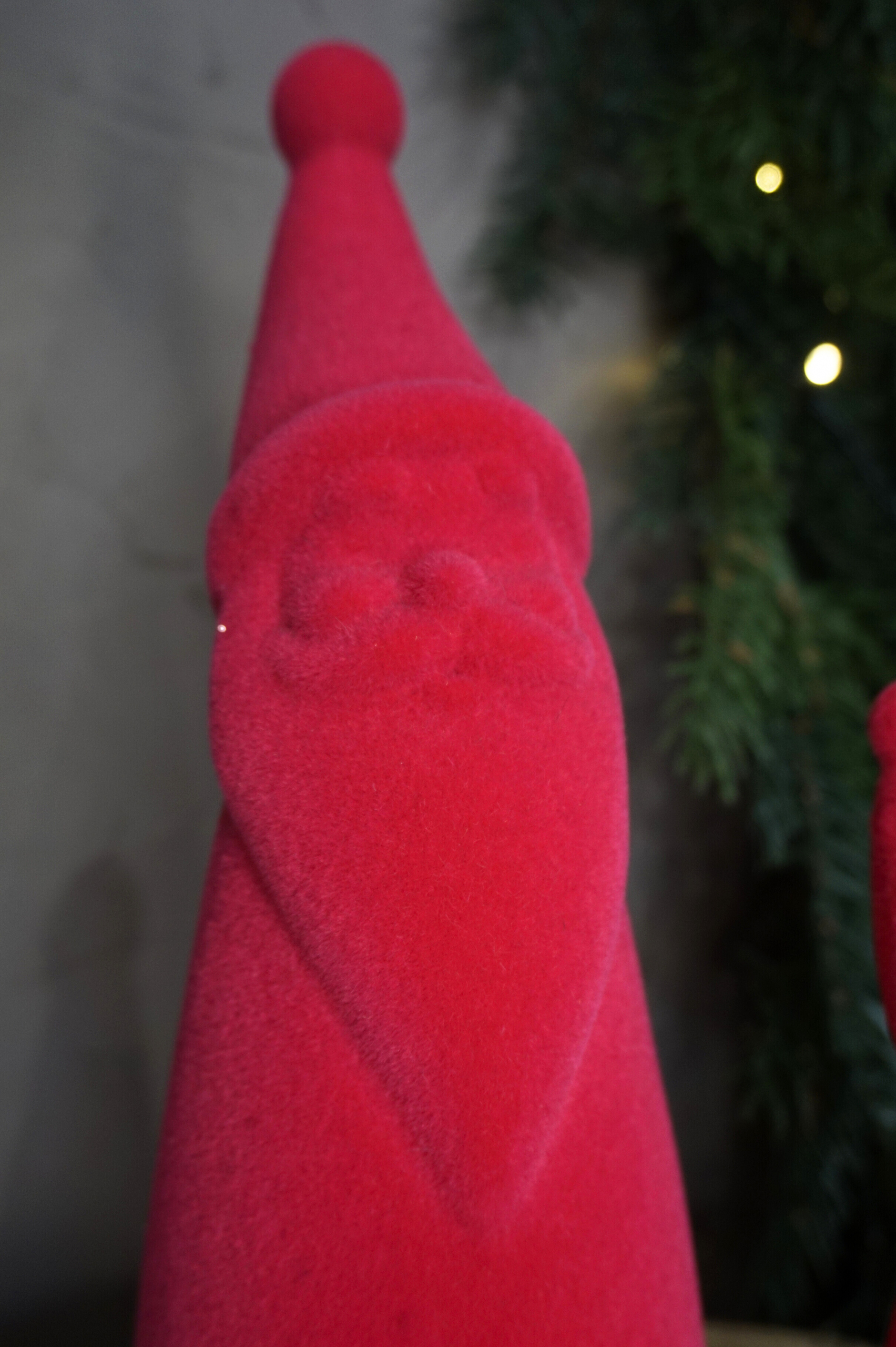 Alternative view of Decoración - Papa Nöel terciopelo rosa grande