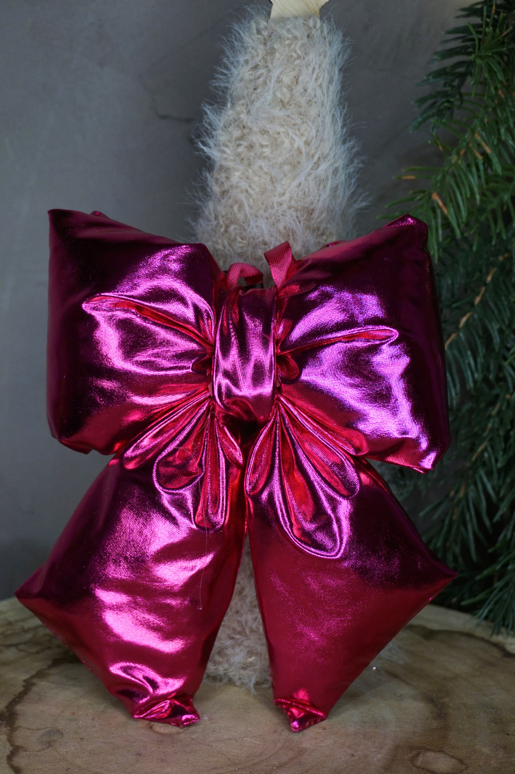 Alternative view of Lazo rosa efecto brillo