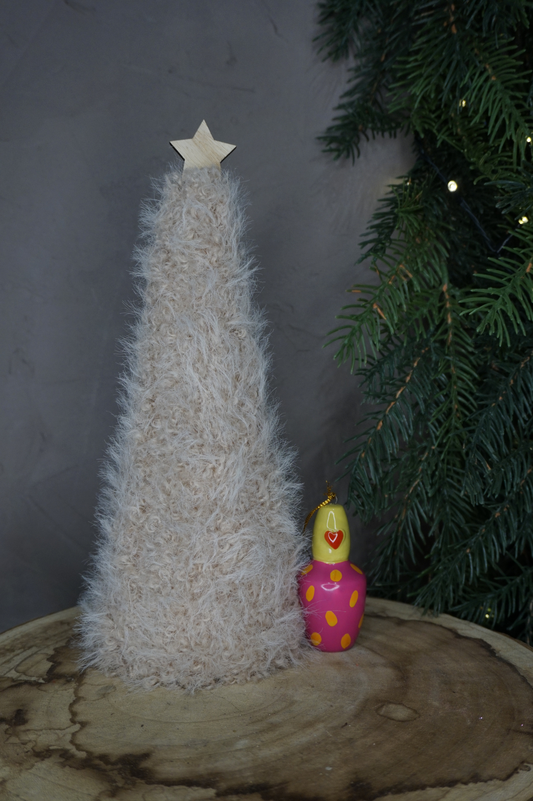 Adorno árbol - Pintauñas rosa