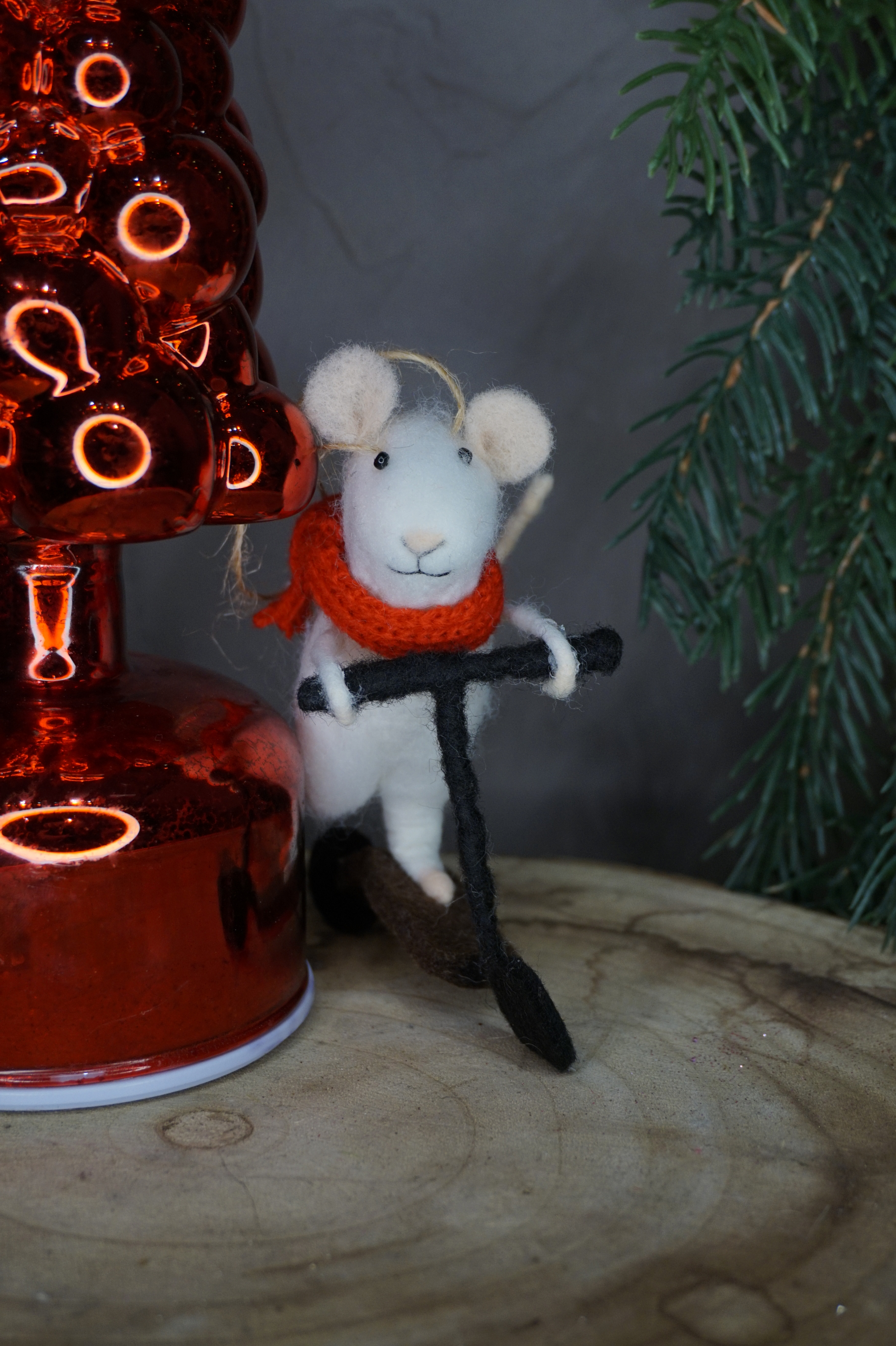 Alternative view of Adorno árbol - Ratón sobre patinete