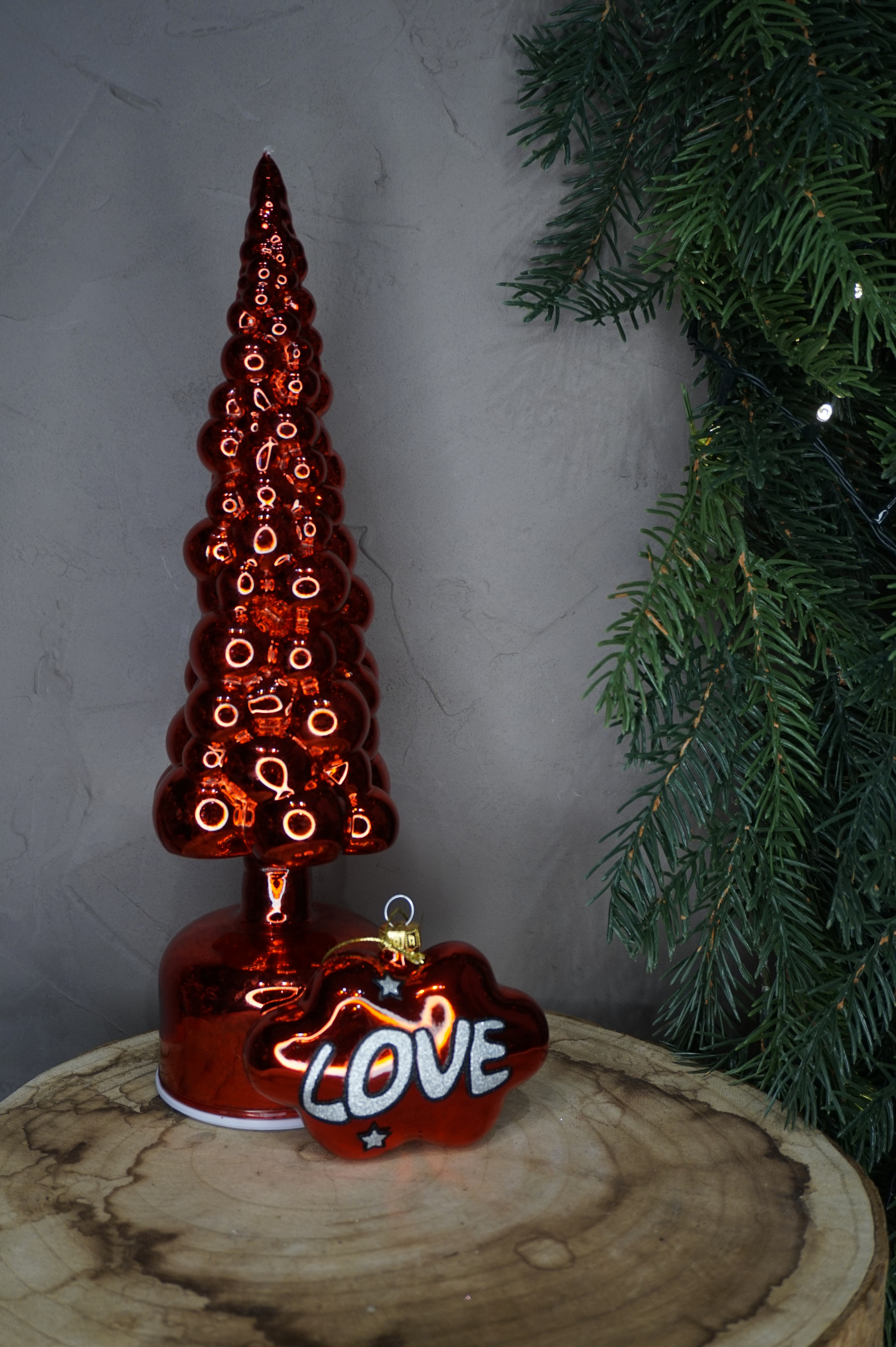 Adorno árbol - Nube con letras "LOVE"