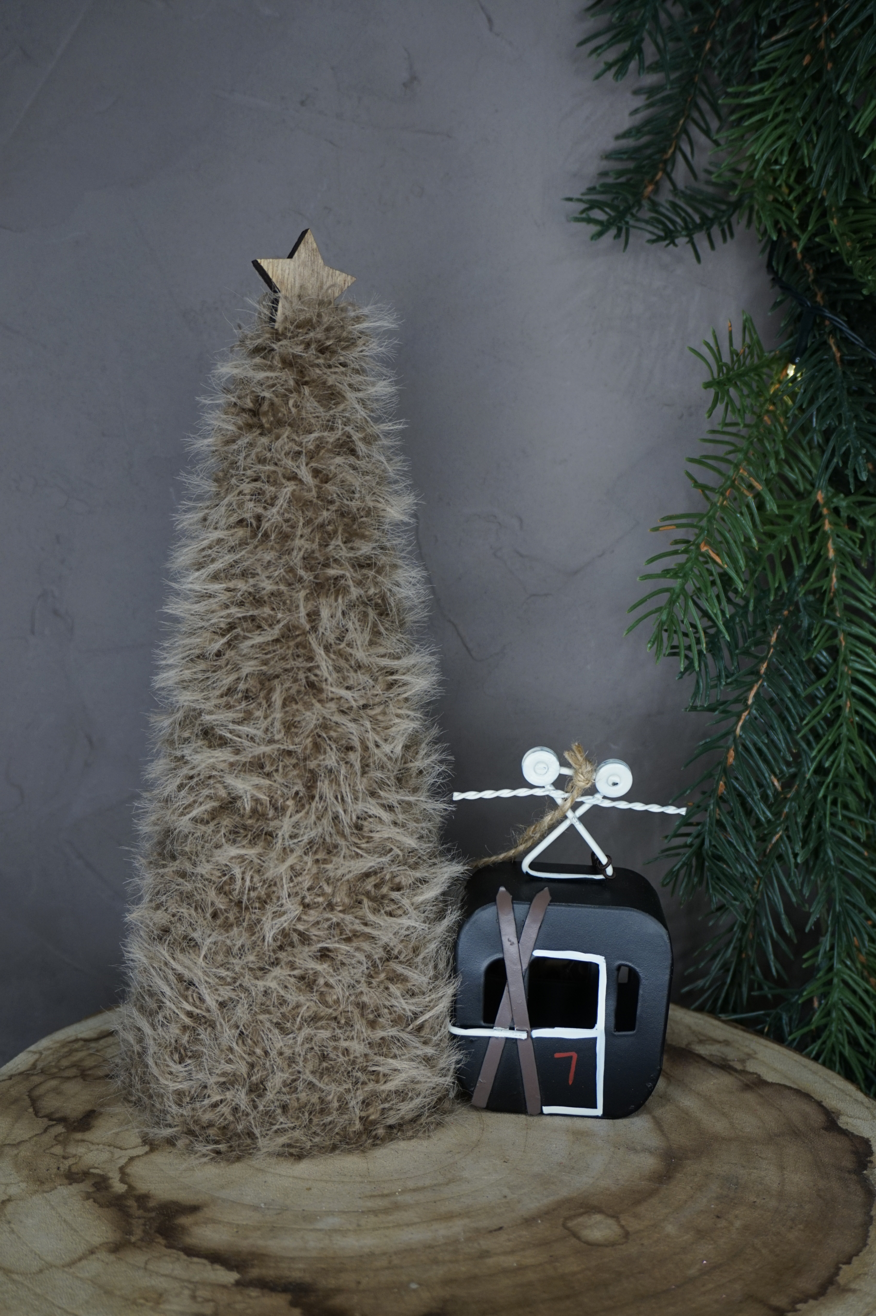 Adornos árbol - Cabina teleférico negra