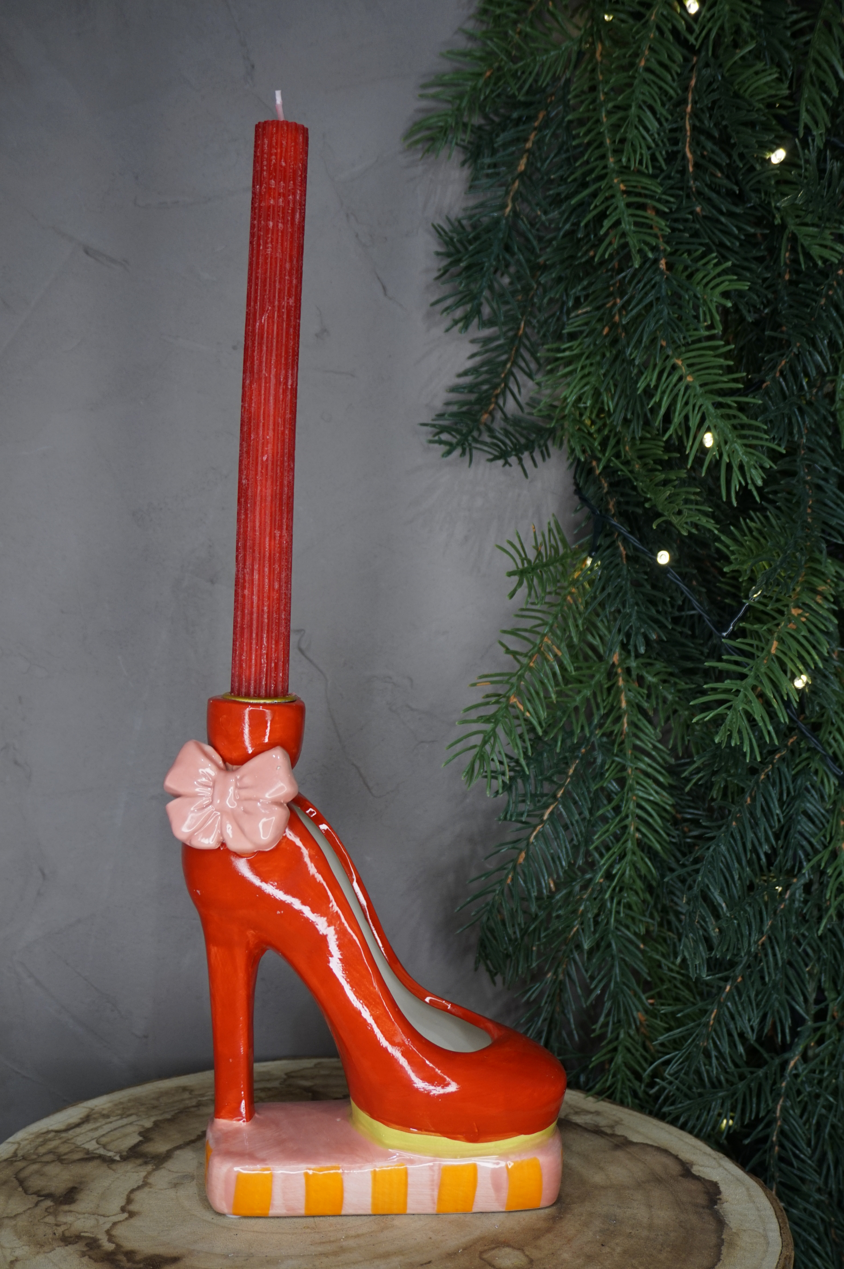 Decoración - Portavelas tacón rojo - Imagen 2