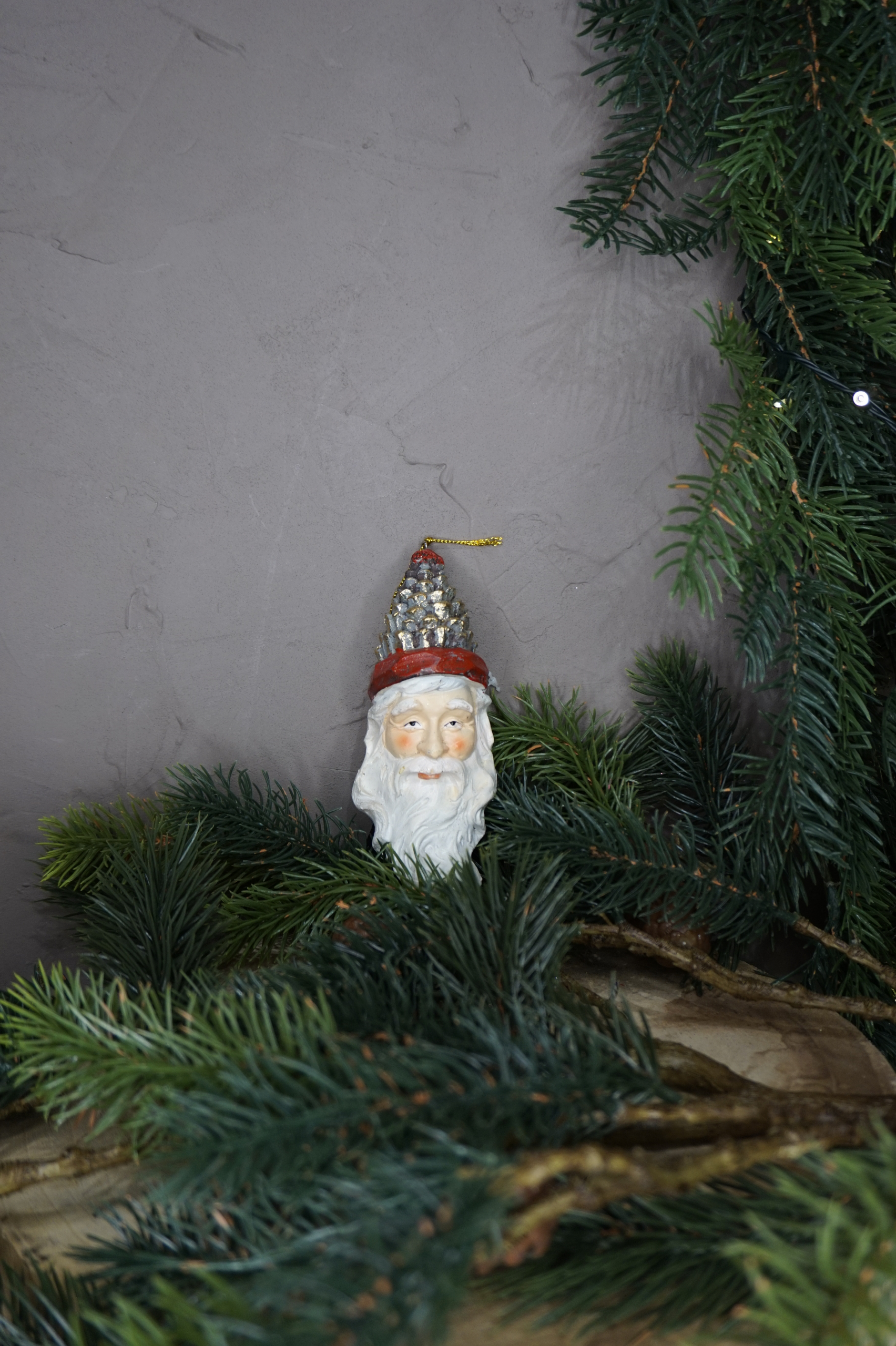 Adorno árbol - Bola de Navidad figura Papá Nöel