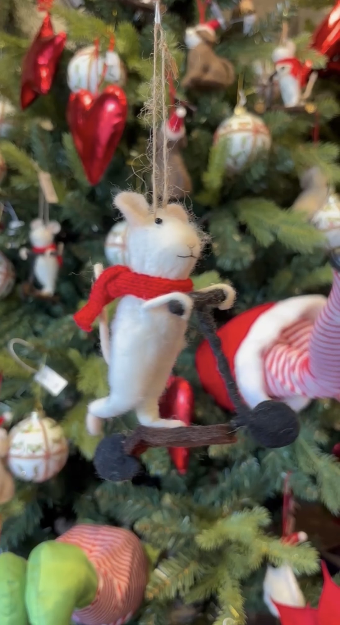 Adorno árbol - Ratón sobre patinete - Imagen 2