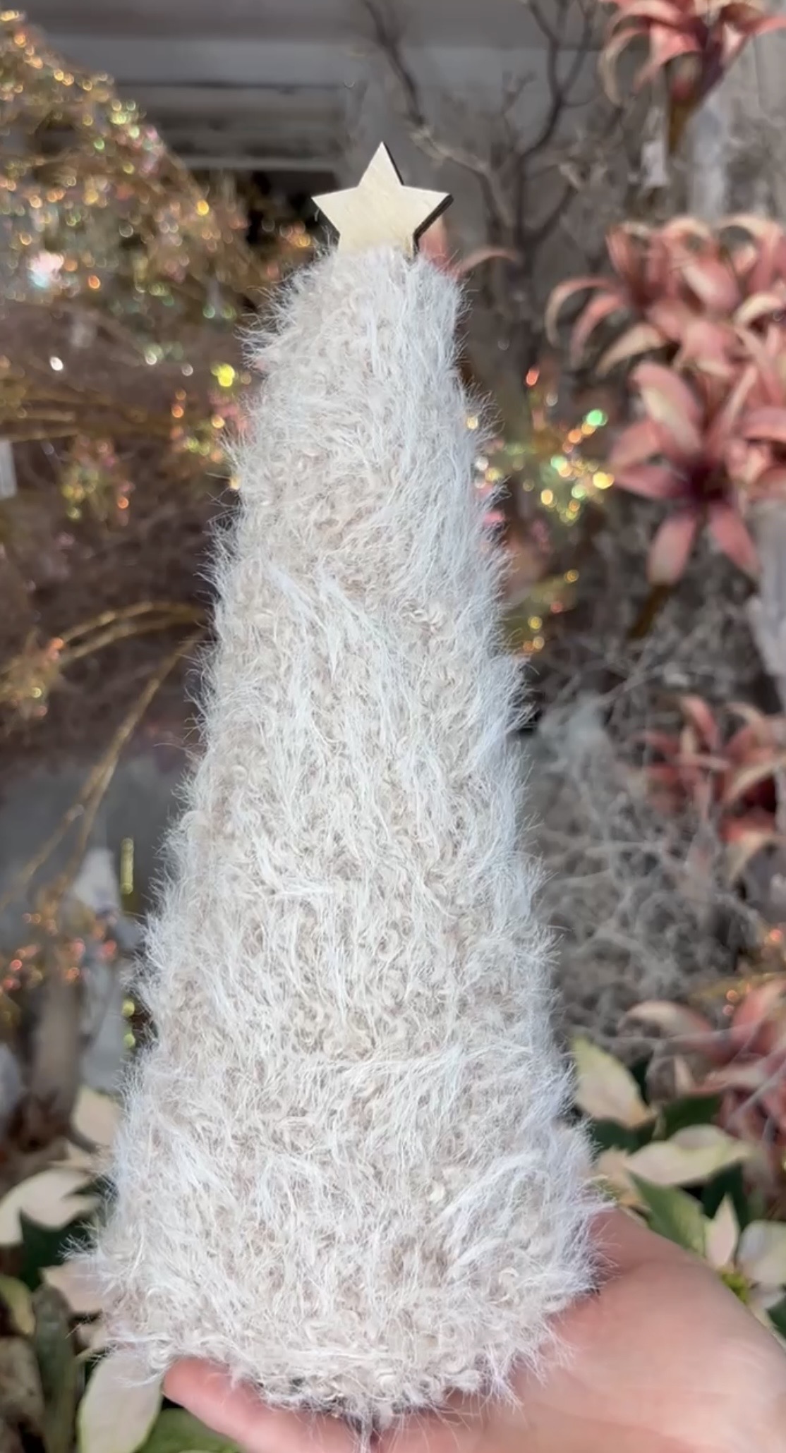 Árbol nórdico artenasal blanco crema