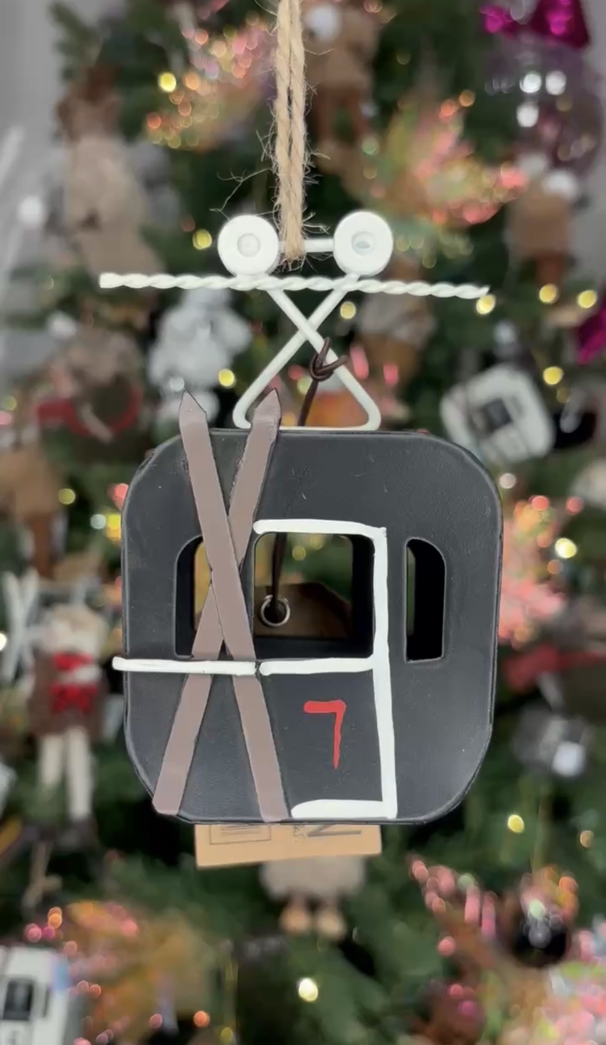 Adornos árbol - Cabina teleférico