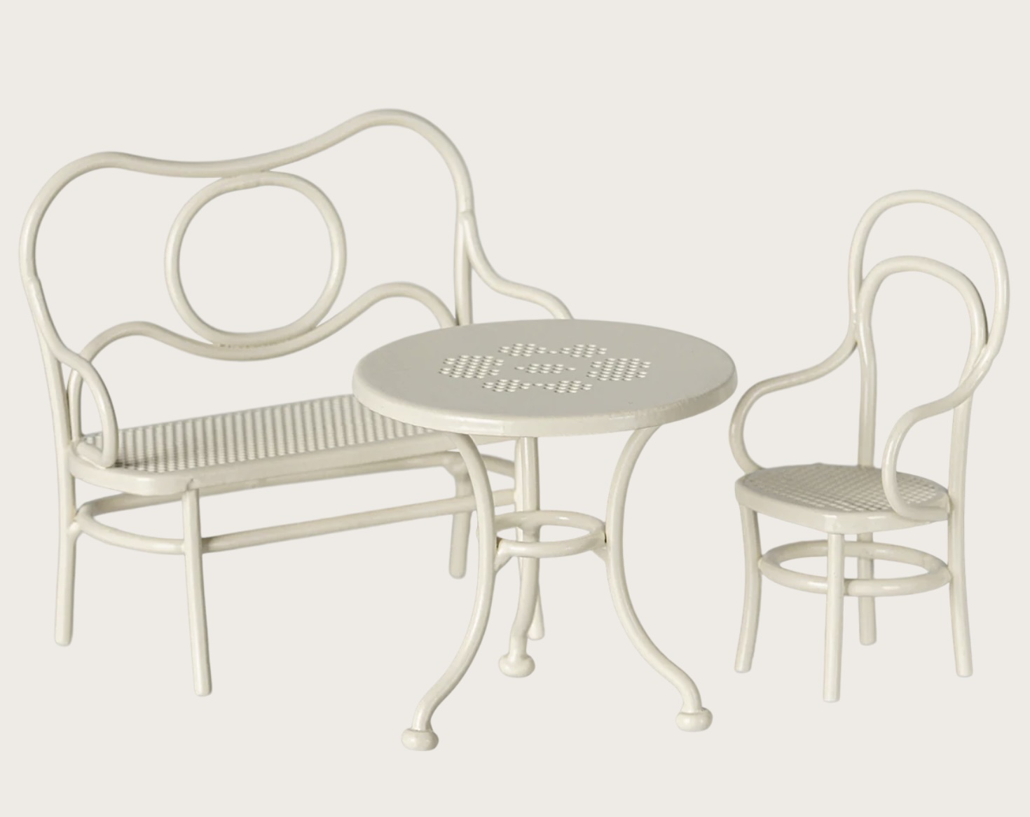 Maileg - Set de café con mobiliario completo pequeño