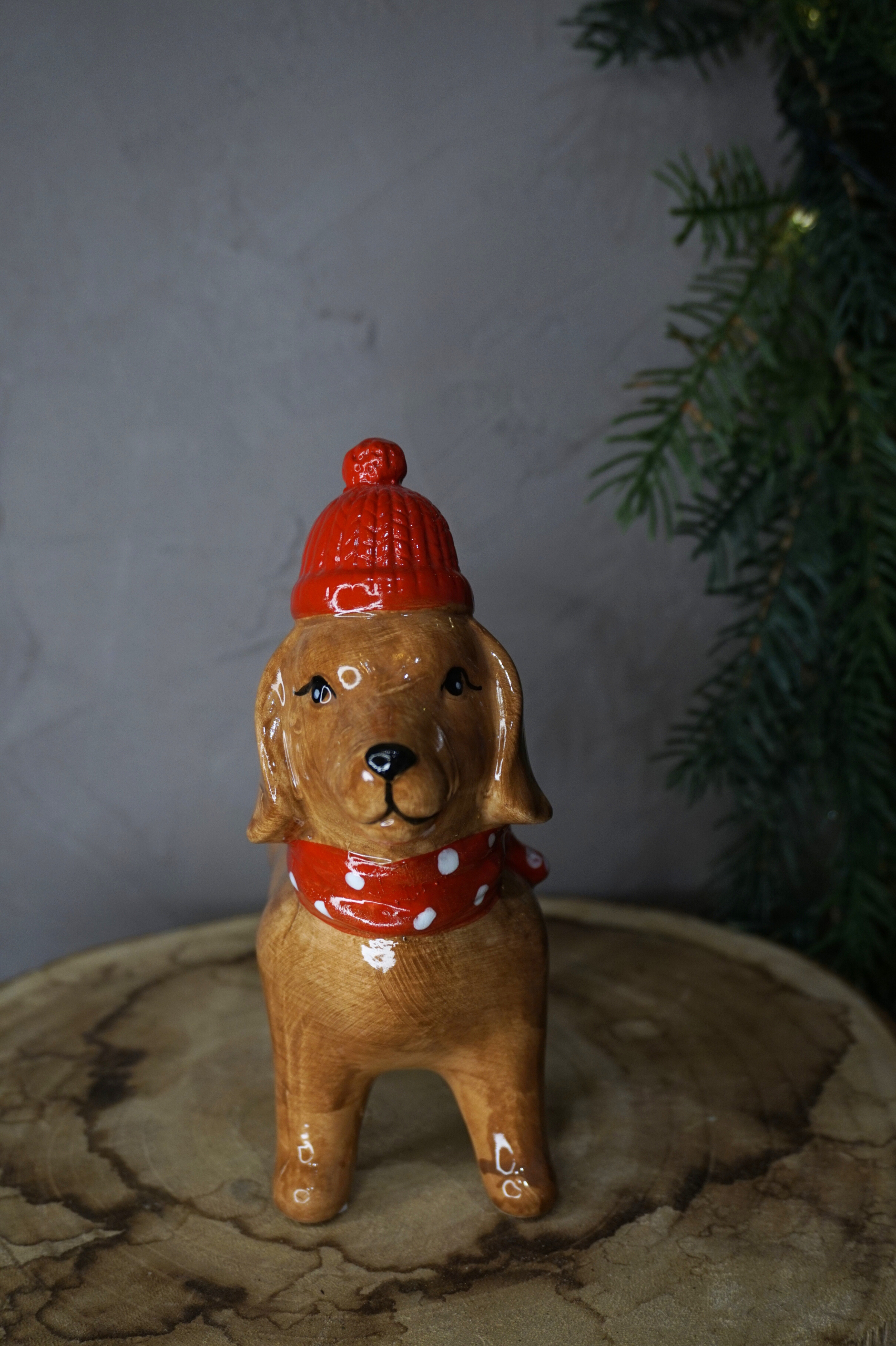 Accesorios - Perro macetero navideño - Imagen 2