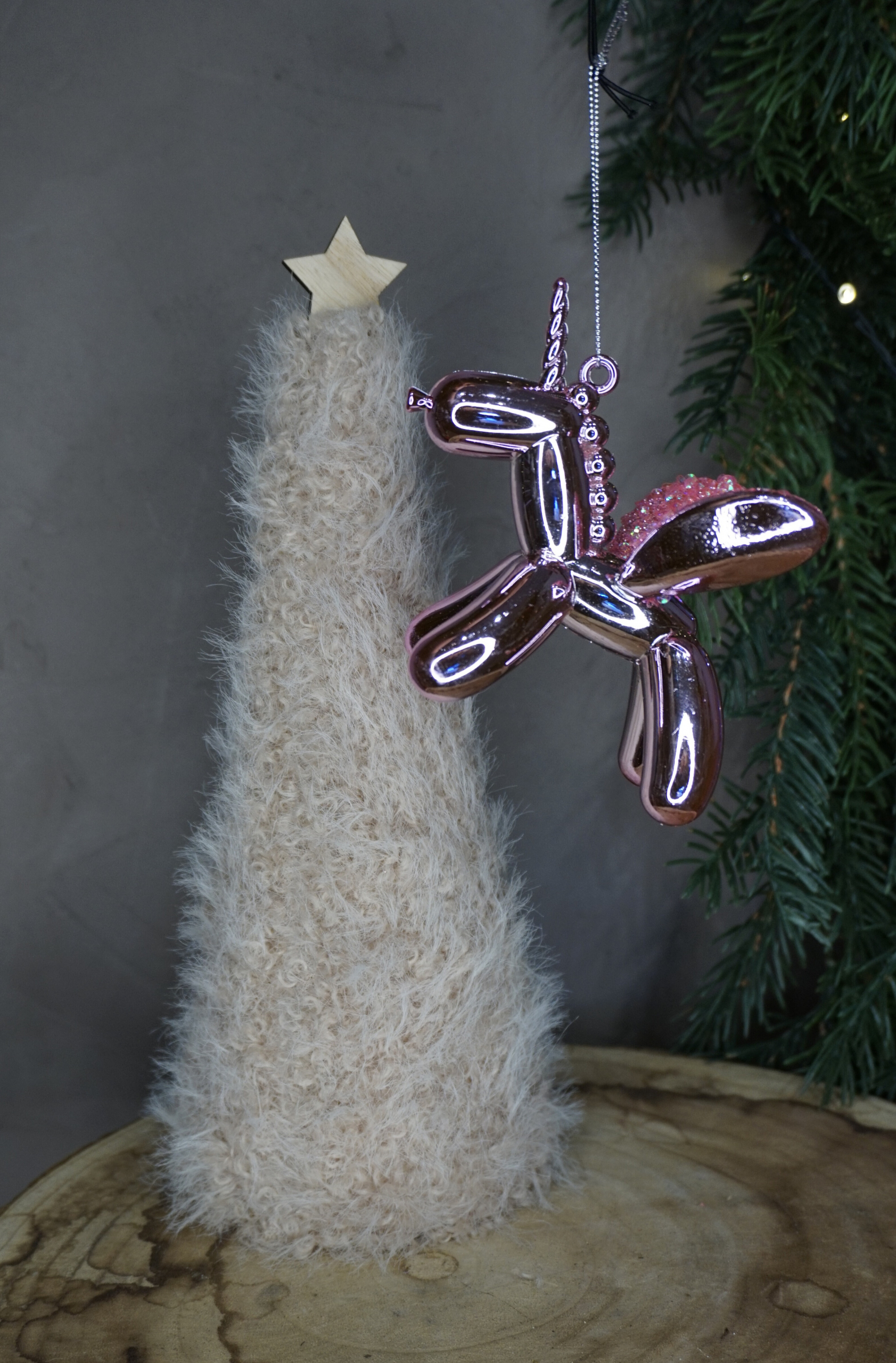 Adorno árbol -  Unicornio rosa de cristal - Imagen 3