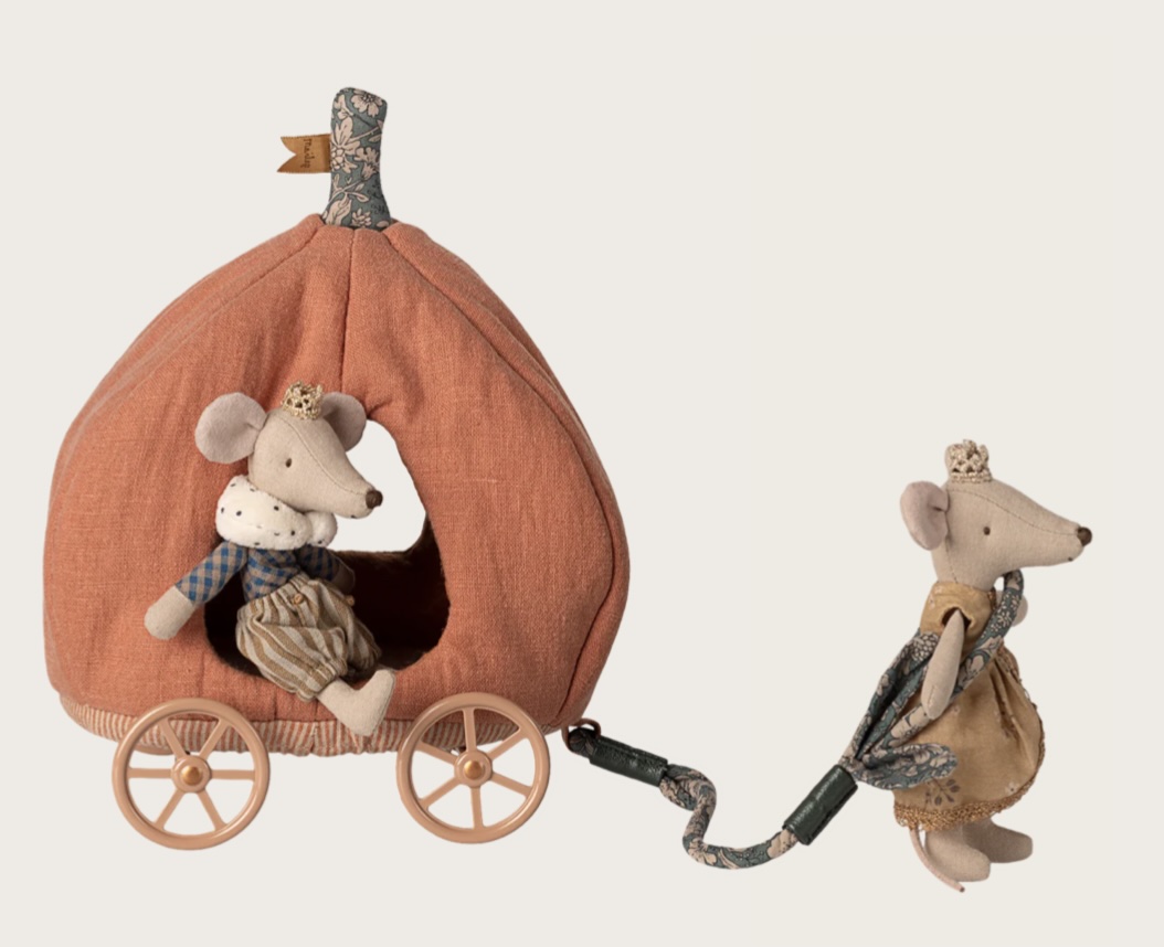 Maileg - Carroza de calabaza, ratón - Imagen 2
