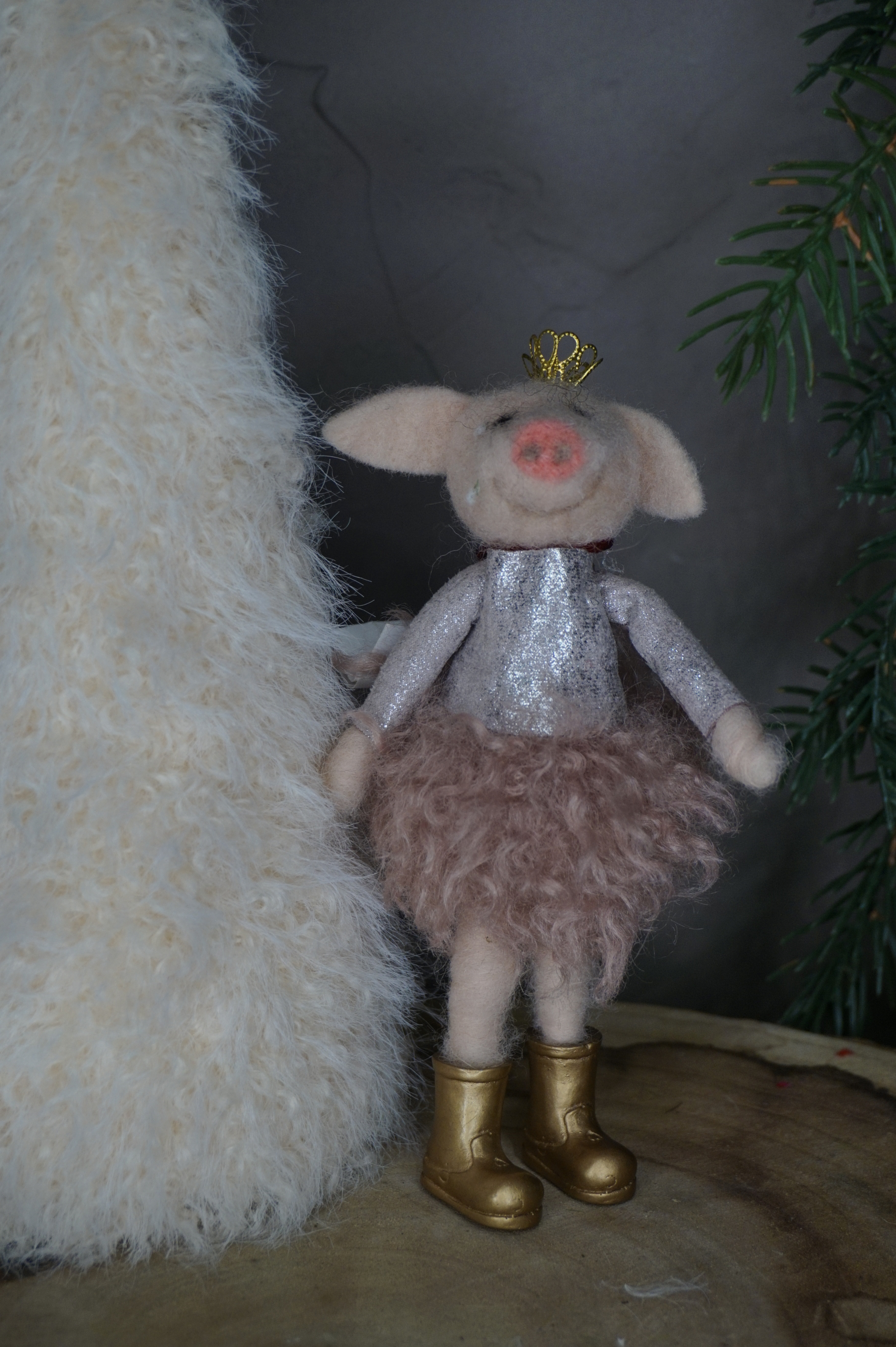 Adorno árbol - Cerdita princesa - Imagen 2