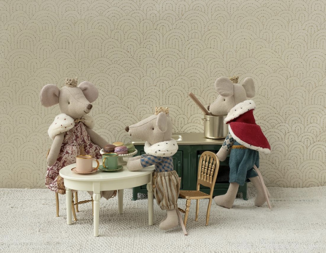 Maileg - Cocina ratón verde oscuro - Imagen 4