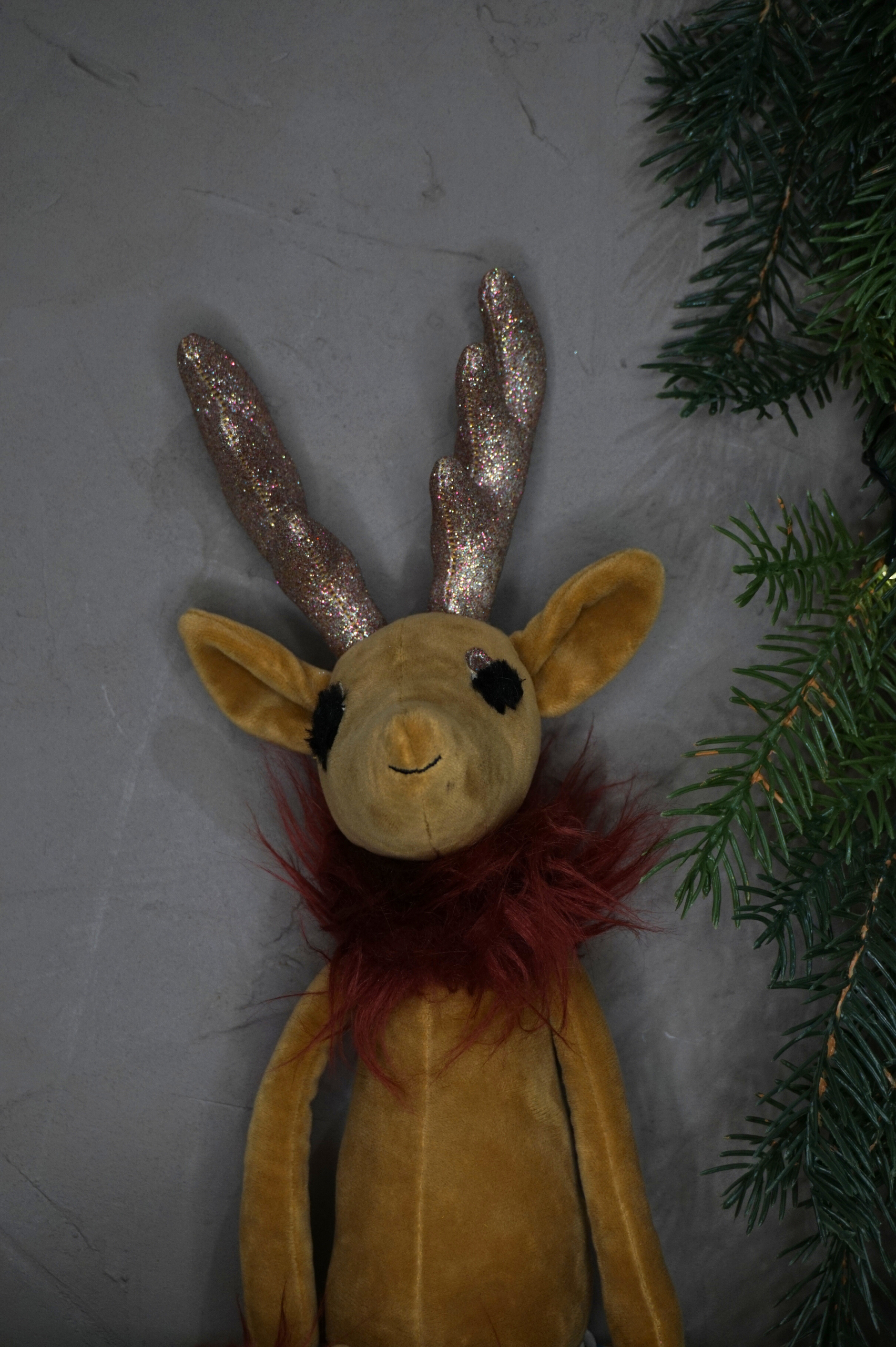 Pechuche - Reno cuernos brillantina pequeño - Imagen 2