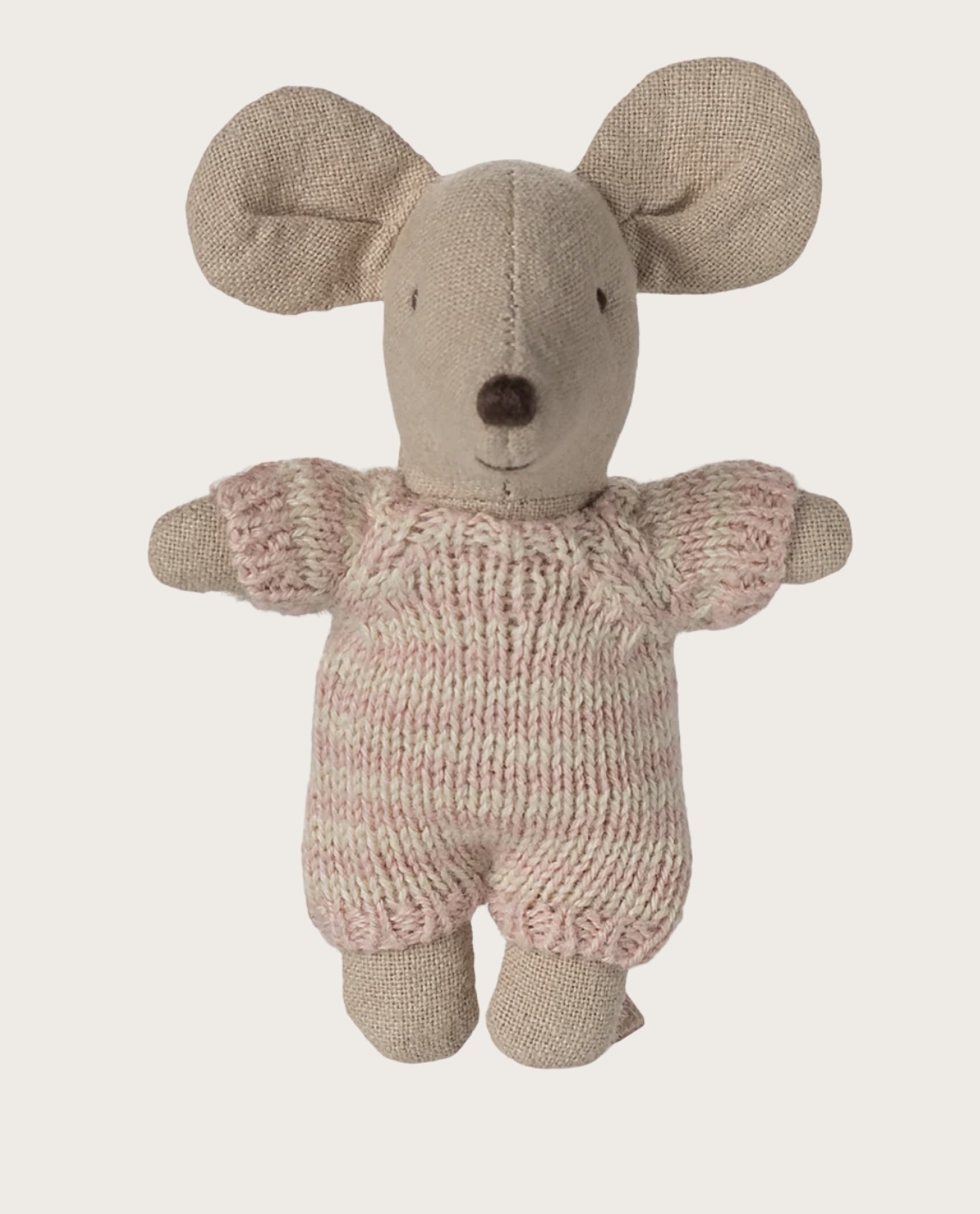 Maileg - Bebé ratón en capazo rosa - Imagen 4