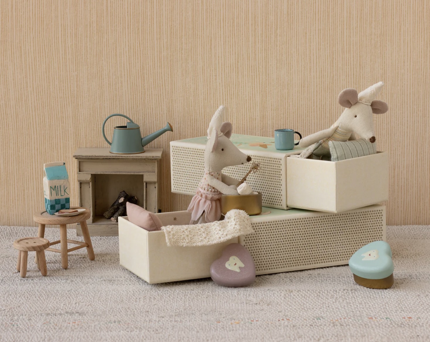 Hada ratoncito Pérez, hermana pequeña en caja de cerillas - Imagen 2